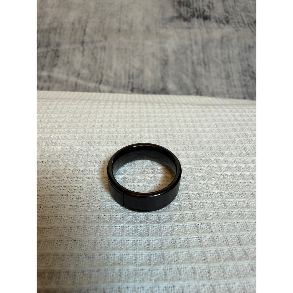 1913 Mens Accessories Black Stainless Steel Band Ring Size 11 NRS594716B - Picture 8 of 9